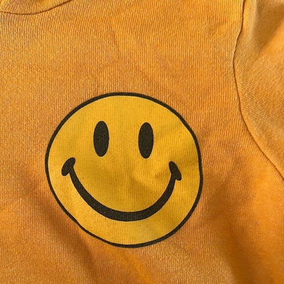 Aviator Nation Kids Hoodie Smiley in Gold - Size 12 - Picture 2 of 8